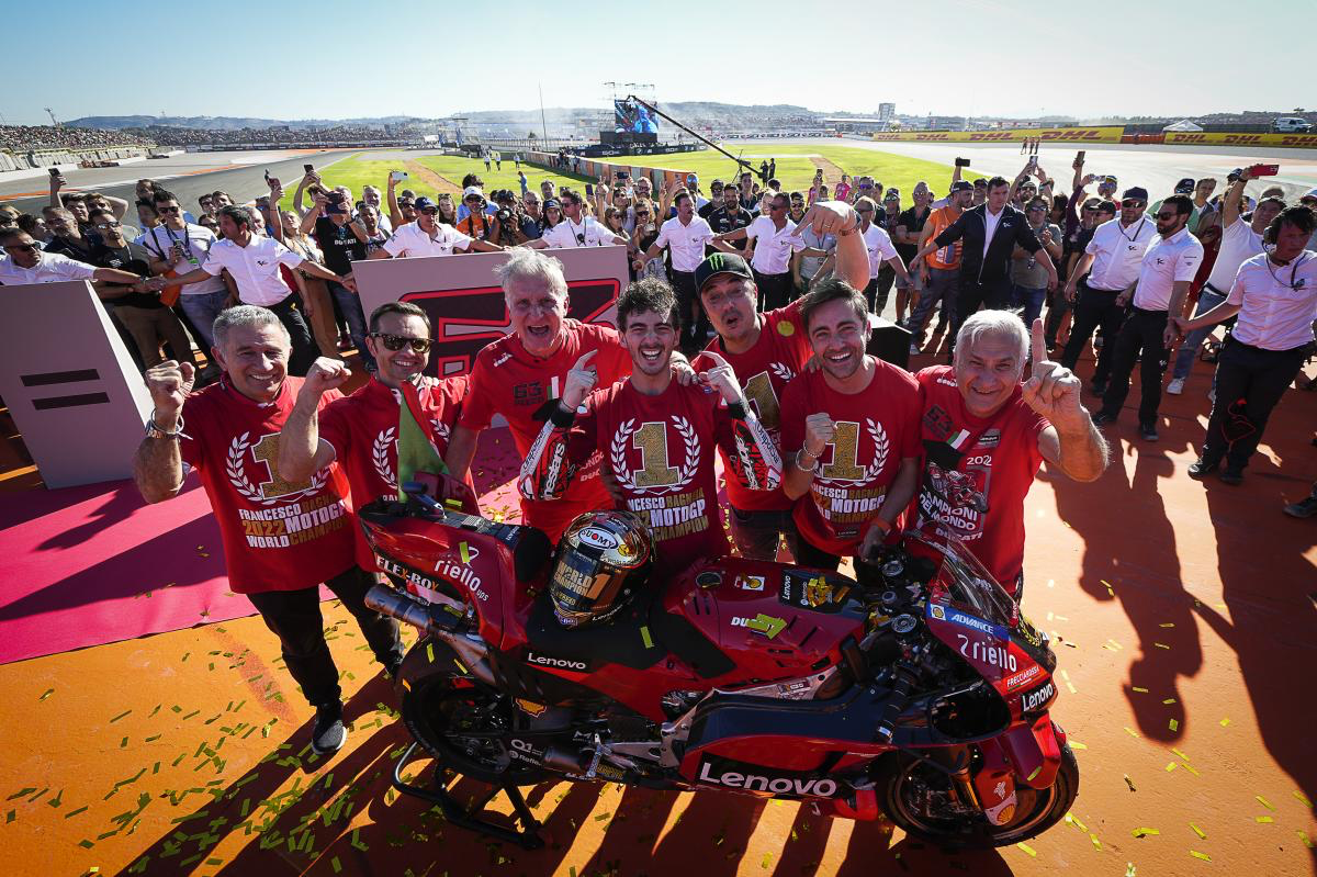 Bagnaia champion MotoGP 2022 - Crédit photo : MotoGP