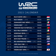 Calendrier WRC 2023 approuvé par la FIA - Crédit photo : FIA - Red Bull Content Pool