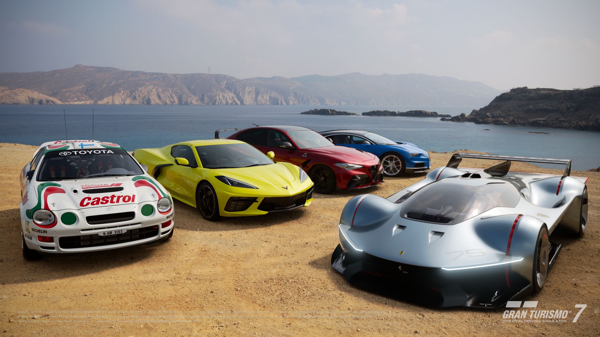 Màj GT7 : Ferrari Vision GT et 4 autres voitures pour décembre 2022 - Crédit photo : Gran Turismo
